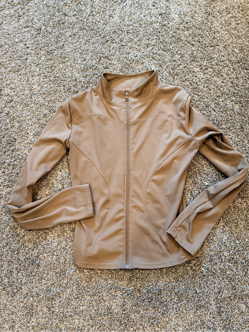Women’s Lightweight Full-Zip Jacket in Taupe